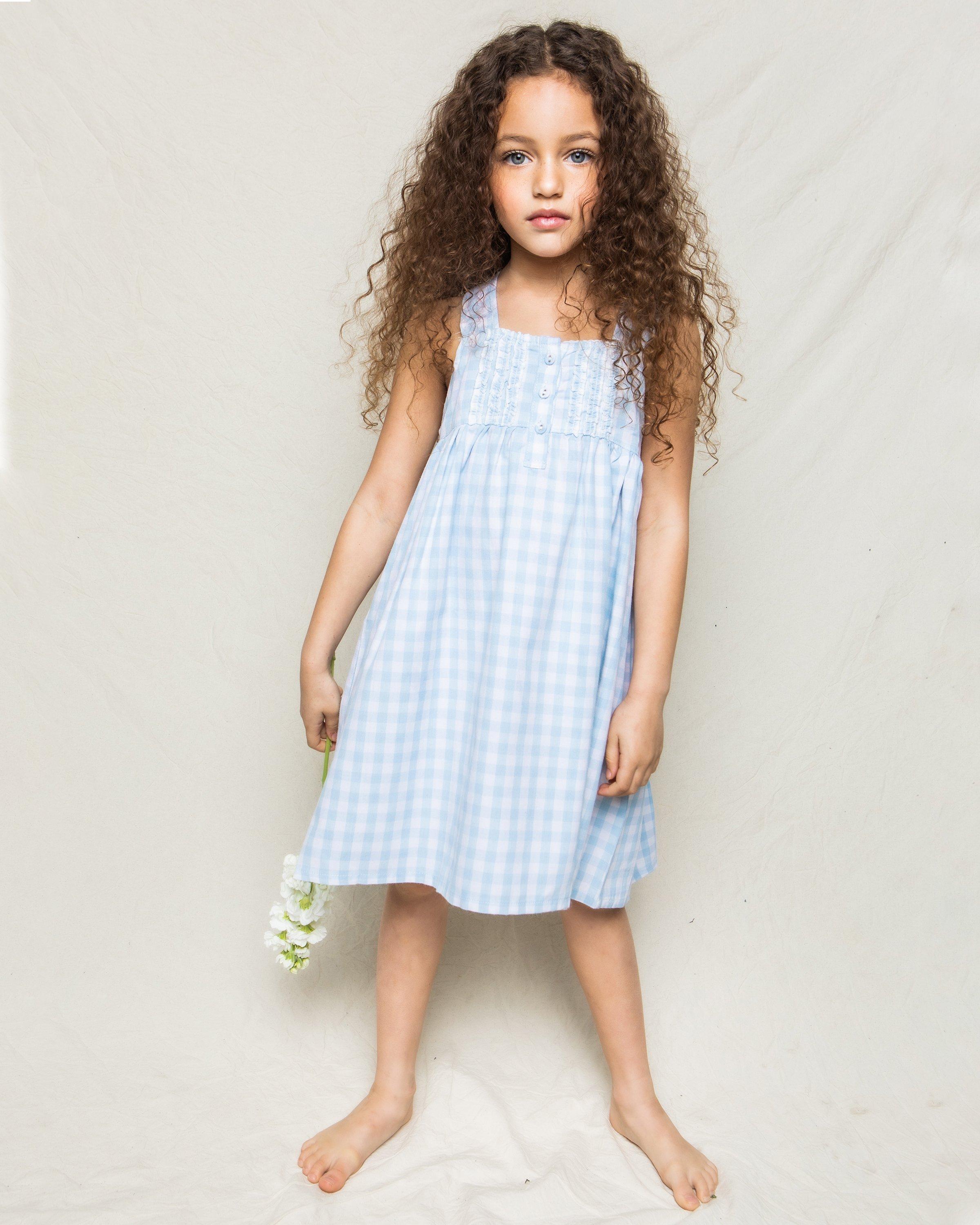 Petite Plume Gingham Charlotte Nightgown image number 2